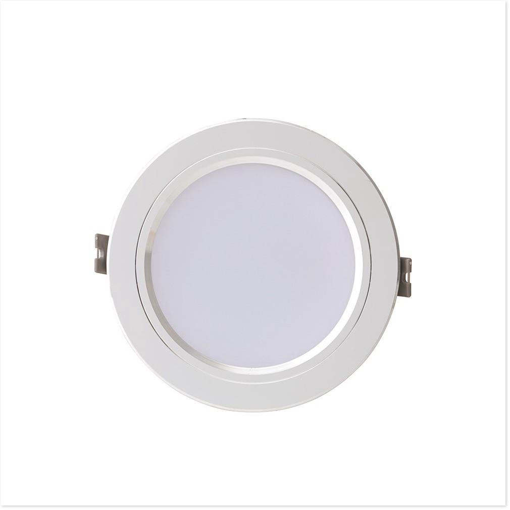 Đèn LED Downlight âm trần đổi màu 12W Rạng Đông AT10 ĐM 110/12W, Viền mạ bạc tinh tế