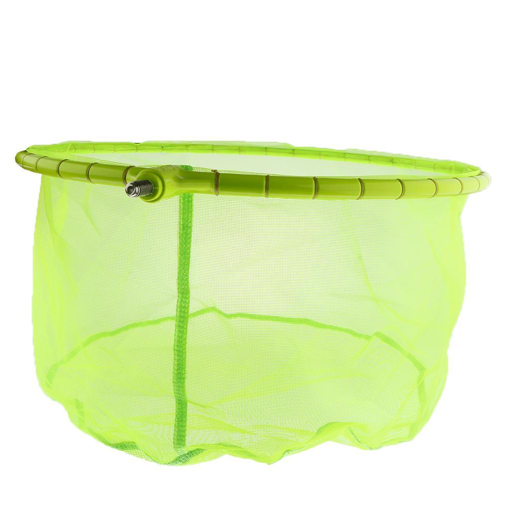 Fishing Landing Net Head Catch Release Tool Mesh Hole Folding Dip Net Fishing Equipment - 4 Size Available