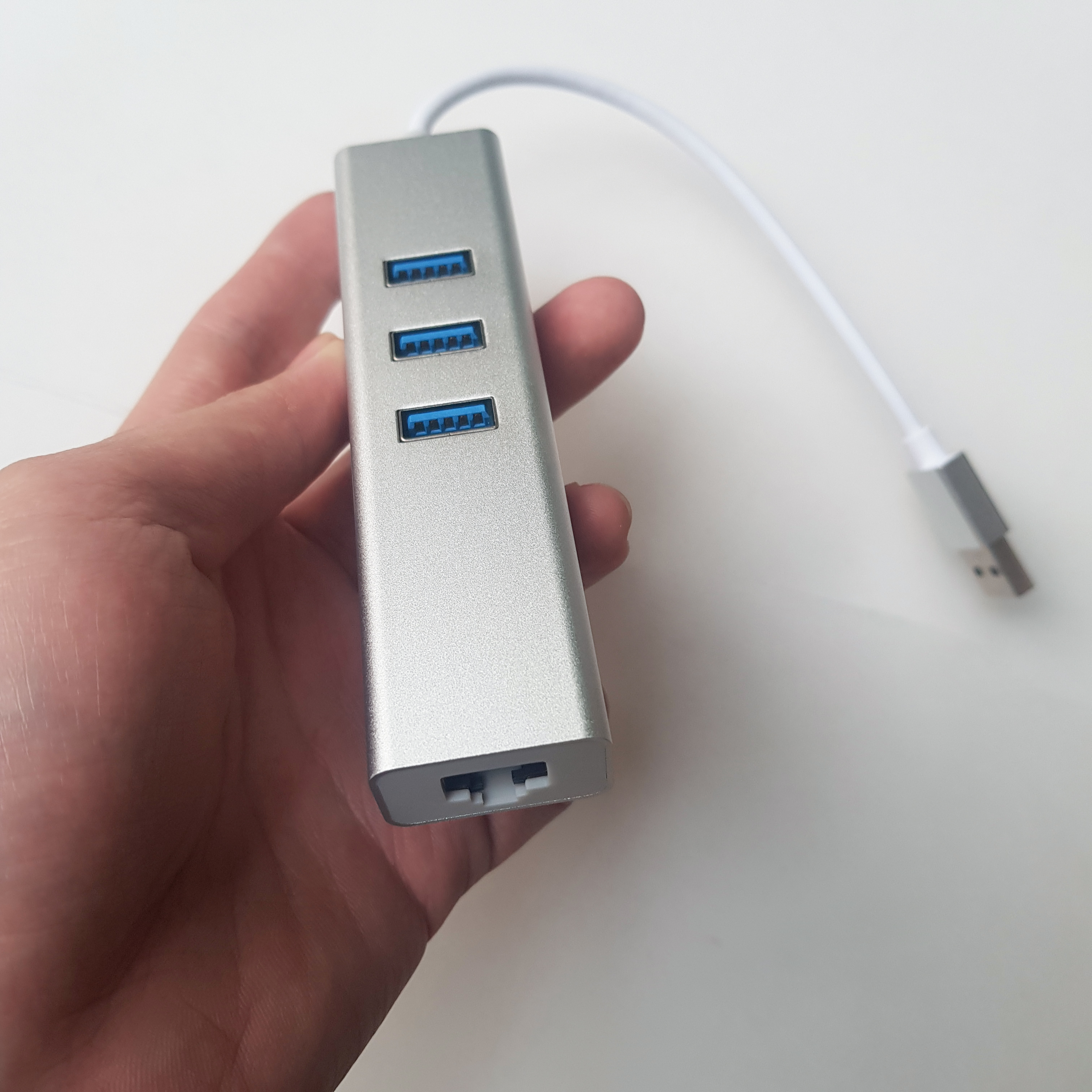 HUB chuyển đổi USB 3.0 sang LAN 1000Mbps và 3 cổng USB vỏ nhôm