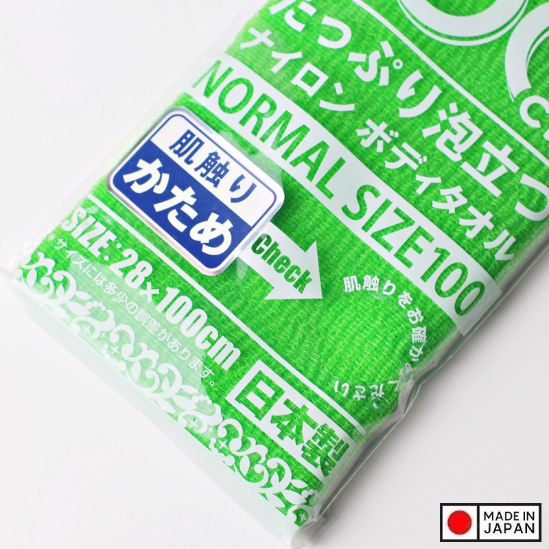 Khăn tắm tạo bọt Yokozuna Creation 28x100cm - Made in Japan