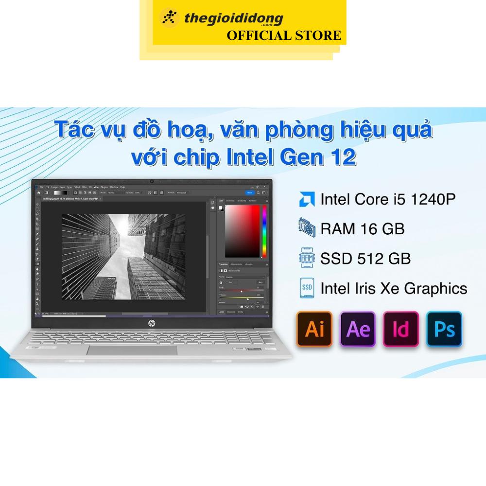 Laptop HP Pavilion 15 eg2081TU i5 1240P/16GB/512GB/Win11 (7C0Q4PA) - Hàng Chính Hãng