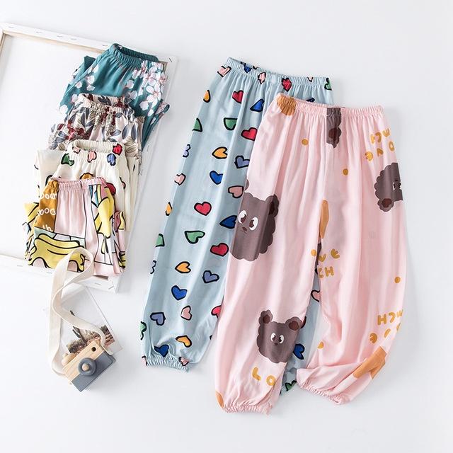 Quần dài nữ bo gấu chất liệu vải lanh thoải mái, thoáng mát, nhiều họa tiết, freesize từ 45 đến 75 kg