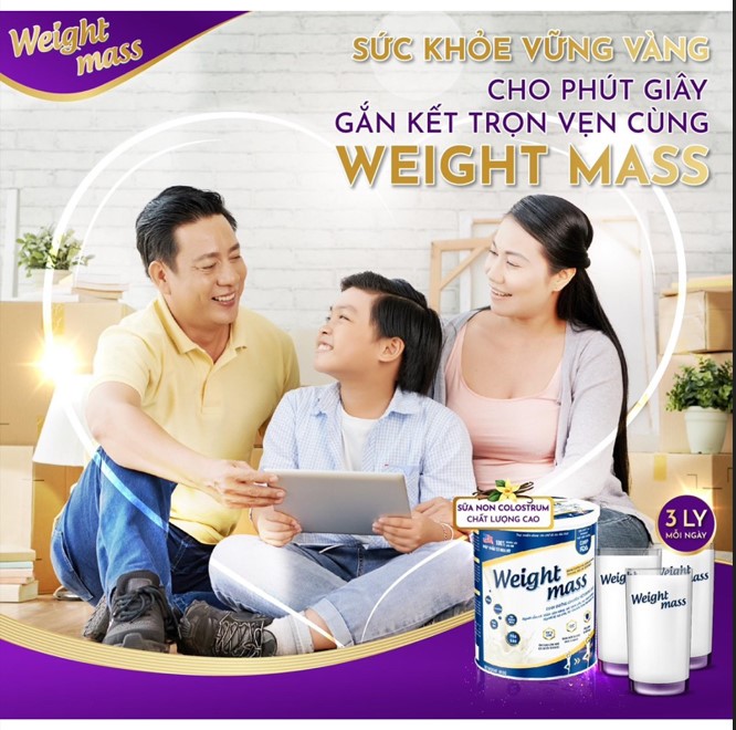 [TRỢ GIÁ] Sữa Tăng Cân Weight Mass CHINH_HANG Hộp Lớn 720g - 400g