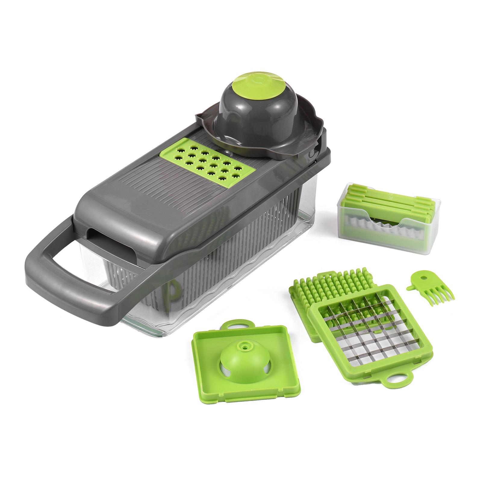 Vegetable Chopper Cutter Food Veggie Onion Chopper Kitchen Composite Tool Slicer Dicer Garlic Grinding Egg Seperator