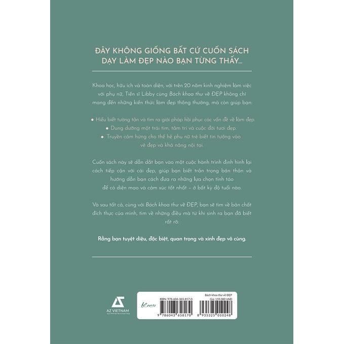 Sách - Bách Khoa Thư Về Đẹp - 45 Liệu Pháp Nuôi Dưỡng Vẻ Đẹp Toàn Diện - AZ Việt Nam