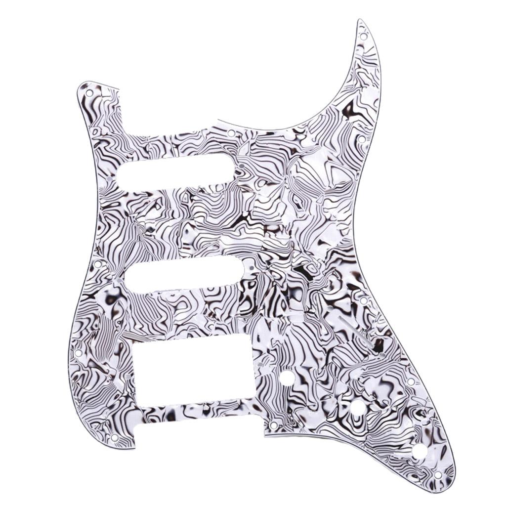 Guitar Pick Guard 3-Ply SSH Scratch Plate Replacement for Strat ST SQ Stratocaster Electric Guitar