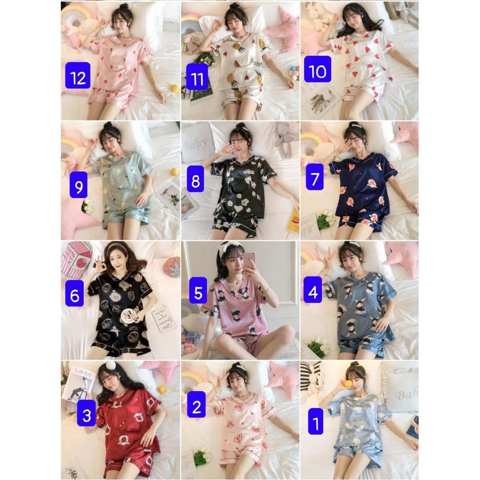 Bộ lụa, pijama mặc nhà mùa hè cho nữ 2022