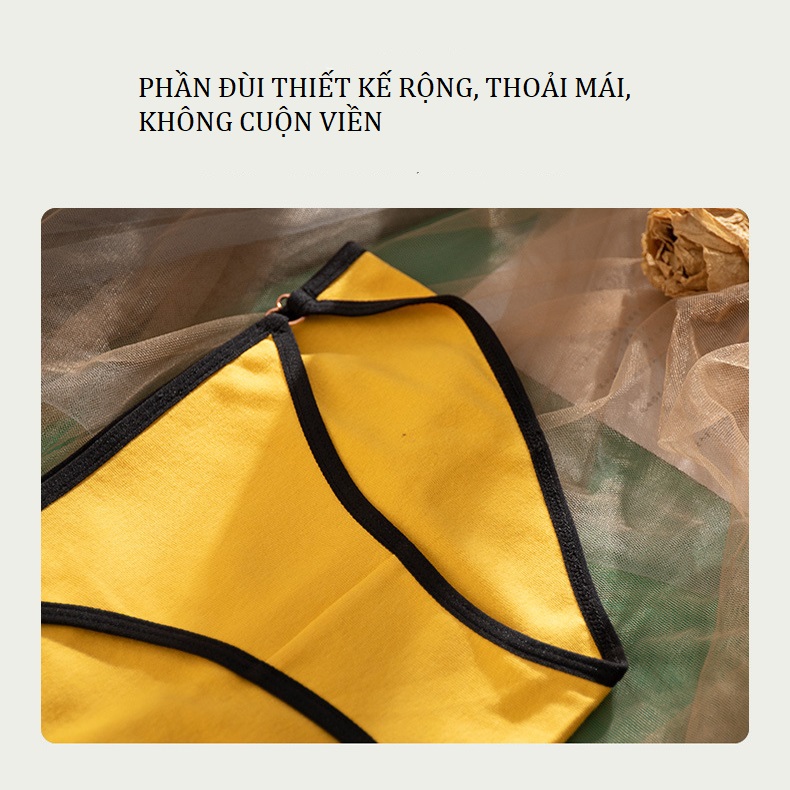 Quần Lót Nữ Cotton Mịn Kháng Khuẩn Phong Cách Nhật Bản P470