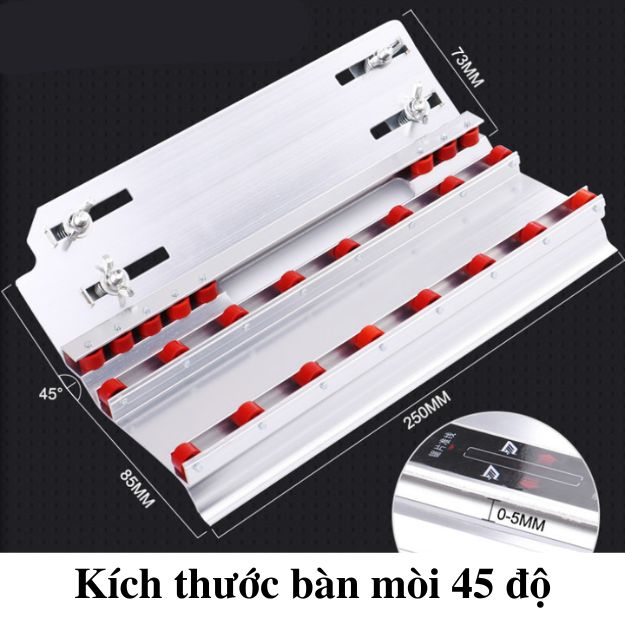 Bàn mòi 45 độ ốp lát gạch xây dựng dài 25cm x rộng 17cm, bàn ga líp cắt cạnh gạch giúp thi công ốp gạch nhanh đẹp hơn