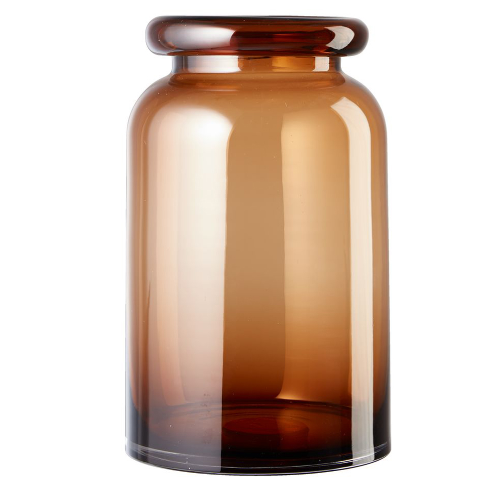 Lọ hoa | JYSK Ingolf | thủy tinh | nâu | DK18xC30cm