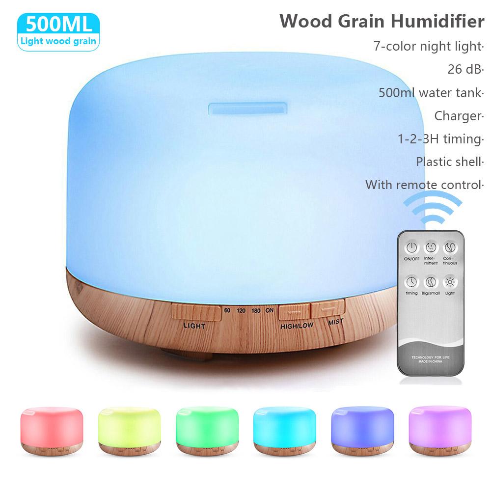 400ML USB Điện Máy Phun Sương Tạo Độ Ẩm Tinh Tinh Dầu Khuếch Tán Tinh Dầu Siêu Âm Nồi Cơm Điện Từ Hạt Gỗ Máy Tạo Độ Ẩm Không Khí USB Phun Sương Tạo Đèn LED