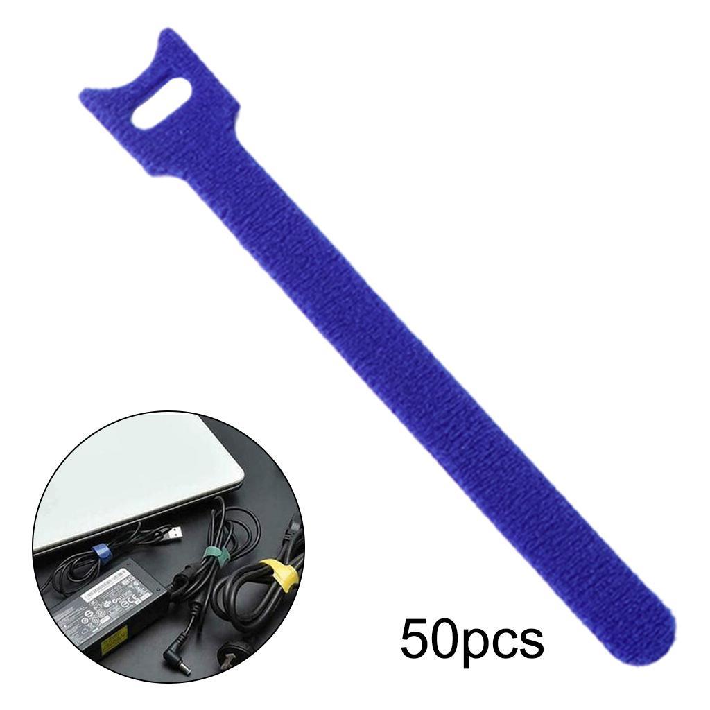 50pcs Cable Cord Tie Straps Reusable Cable Ties Cord Straps