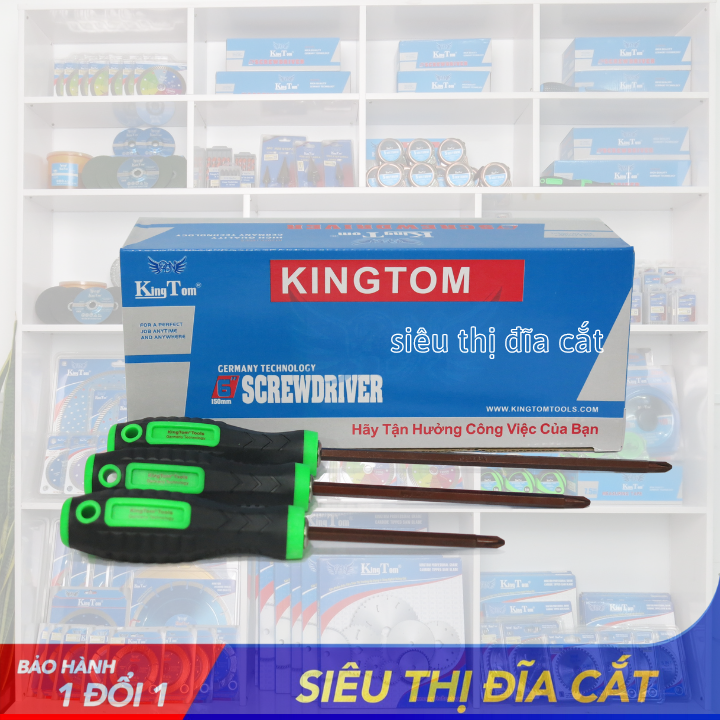 Vít 2 Đầu Siêu Cao Cấp KingTom LN503-6x200C (Hộp 12 Cây) - Lực Hít Cực Mạnh