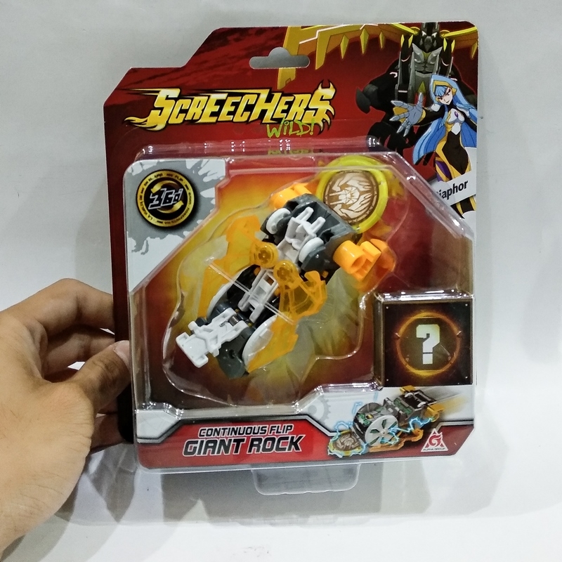 Đồ Chơi Xe Biến Hình Hắc Dơi Lôi Thạch - Screechers Wild YW684104