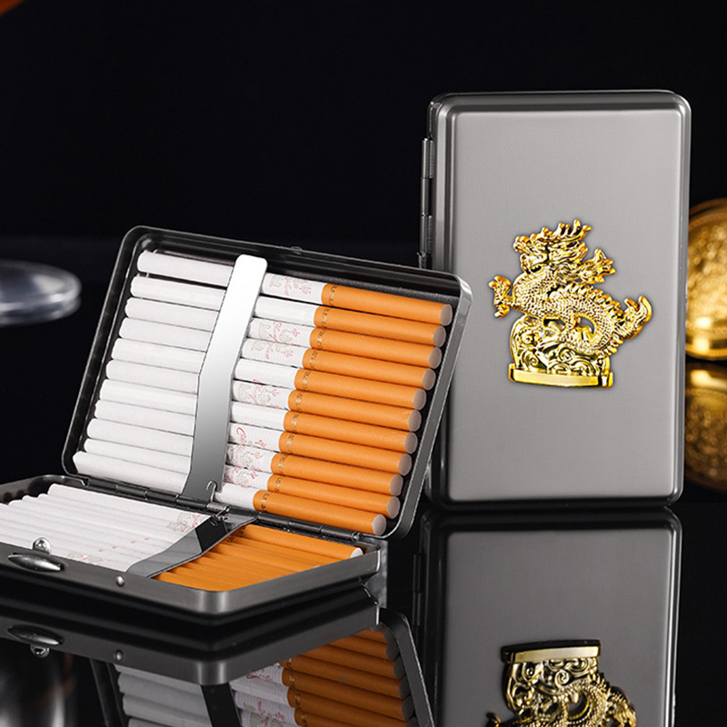 Hộp Đựng Thuốc Kẹp Kim Loại 12 Con Giáp Cao Cấp