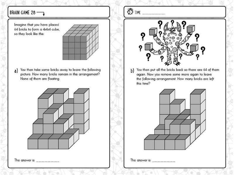 Sách Brain Games For Clever Kids 10 Year Olds