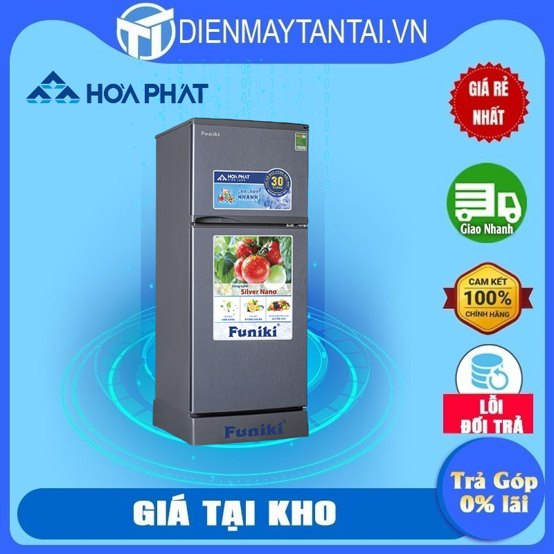 Tủ lạnh Funiki Hòa Phát FR 132CI 130 lít - Hàng chính hãng (Chỉ giao HCM)