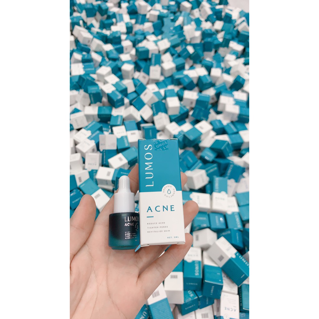 Tinh chất serum Lumos Acne ngừa mụn xoá tan nỗi lo về thâm mẫu mới 2021 Lọ 5ml