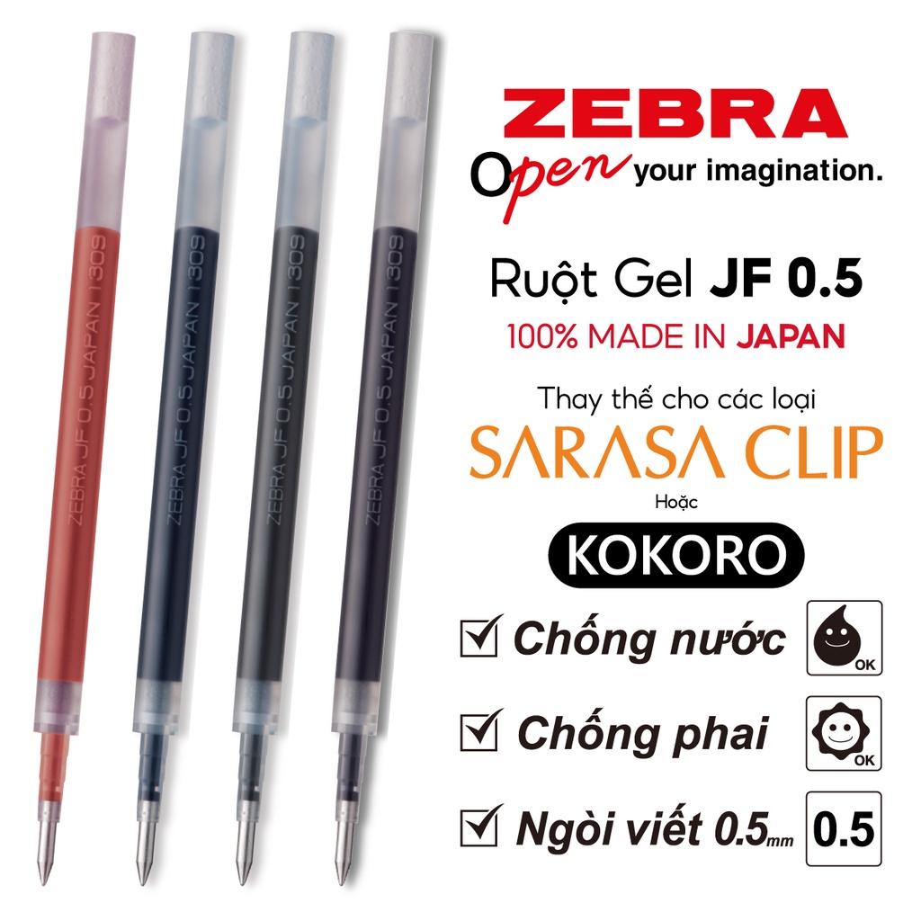 Ruột viết Sarasa clip JF 0.5mm - Zebra Nhật Bản - 1 cái