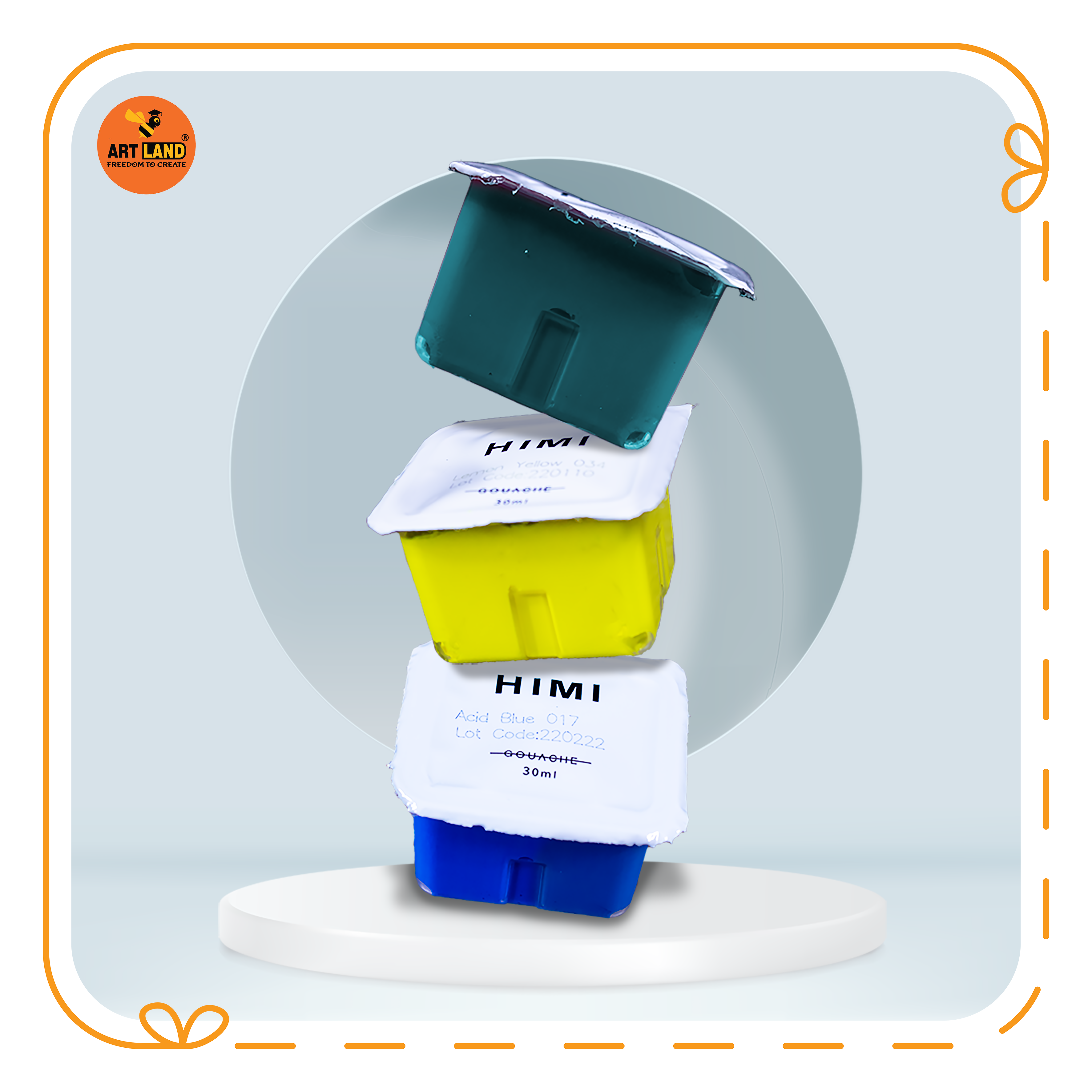 Màu nước Gouache Himi 18 Màu siêu cấp quyến rũ