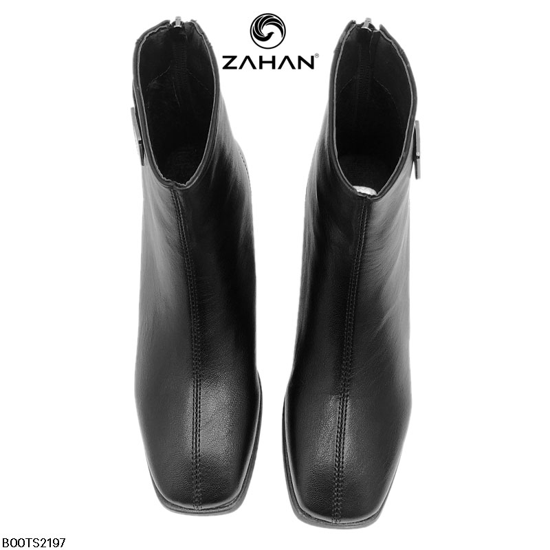 Boots nữ, cổ ngắn, mũi vuông, 2cm BOOTS2197