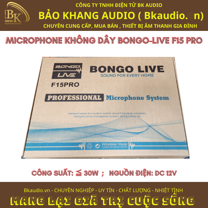 Micro không dây cầm tay thế hệ mới thương hiệu USA với khả năng hút âm cực mạnh kết hợp công nghệ chống hú giúp người hát không cảm thấy mệt.