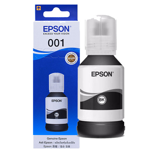 Mực in Epson 001 (C13T03Y100) Black Ink Bottle  - Dùng cho Epson L4150, L4160/ L6160/ L6170/ L6190/ L6191 - Hàng chính Hãng