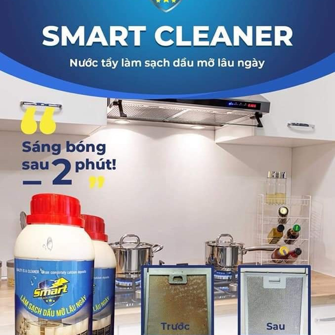 Dung dịch làm sạch dầu mỡ lâu ngày Smart Cleaner