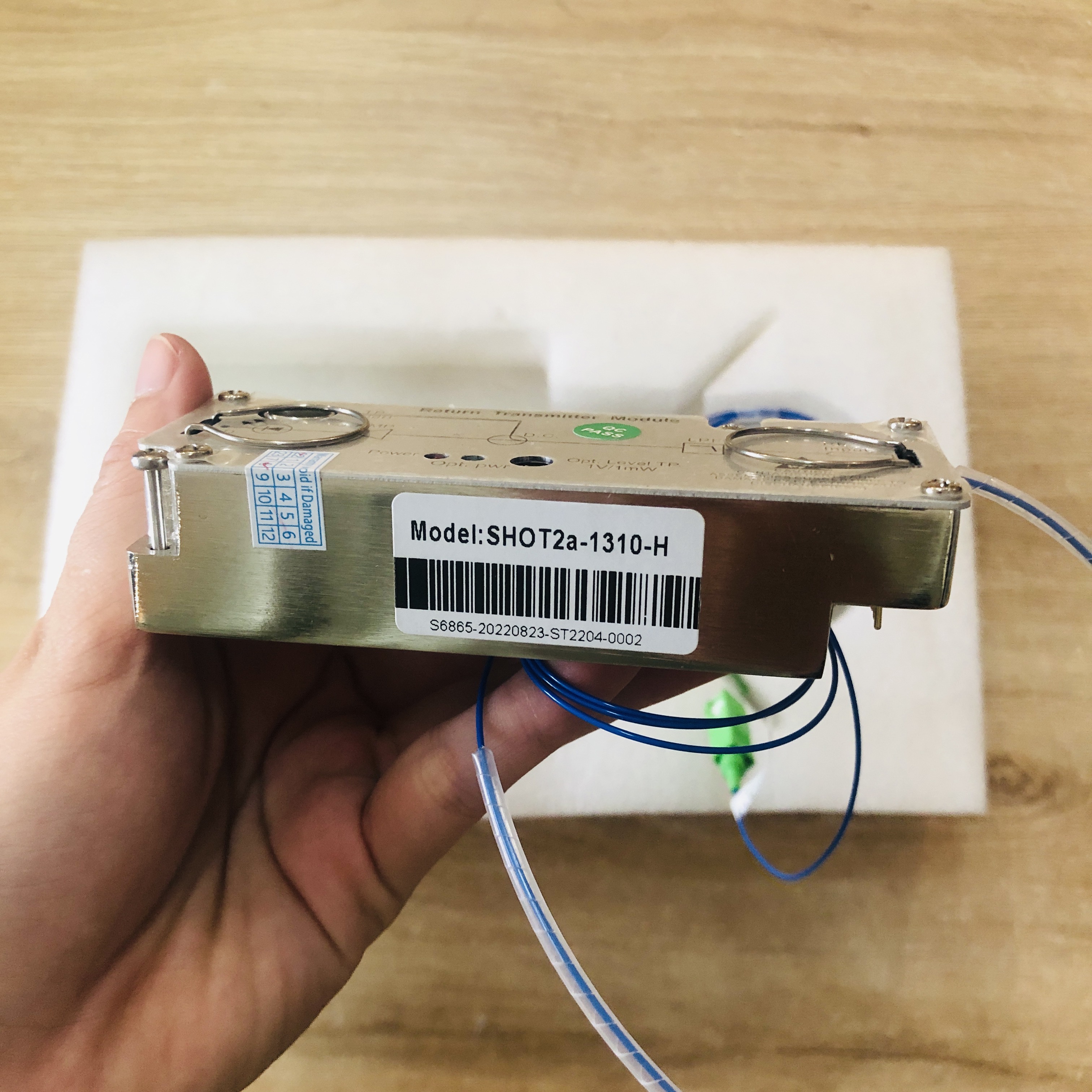 Module phát quang đường về cho node quang 4 ngõ RF active outputs, DFB 1310nm, 2 mw (loại 7 chân pin), SHOT2a-1310-H SEEHAI