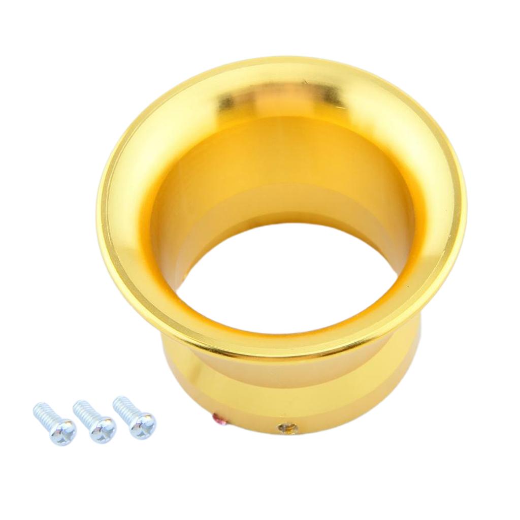 3 Pieces 2 inch Air Intake Turbo Horn Velocity Stack Funnel for Carburetor
