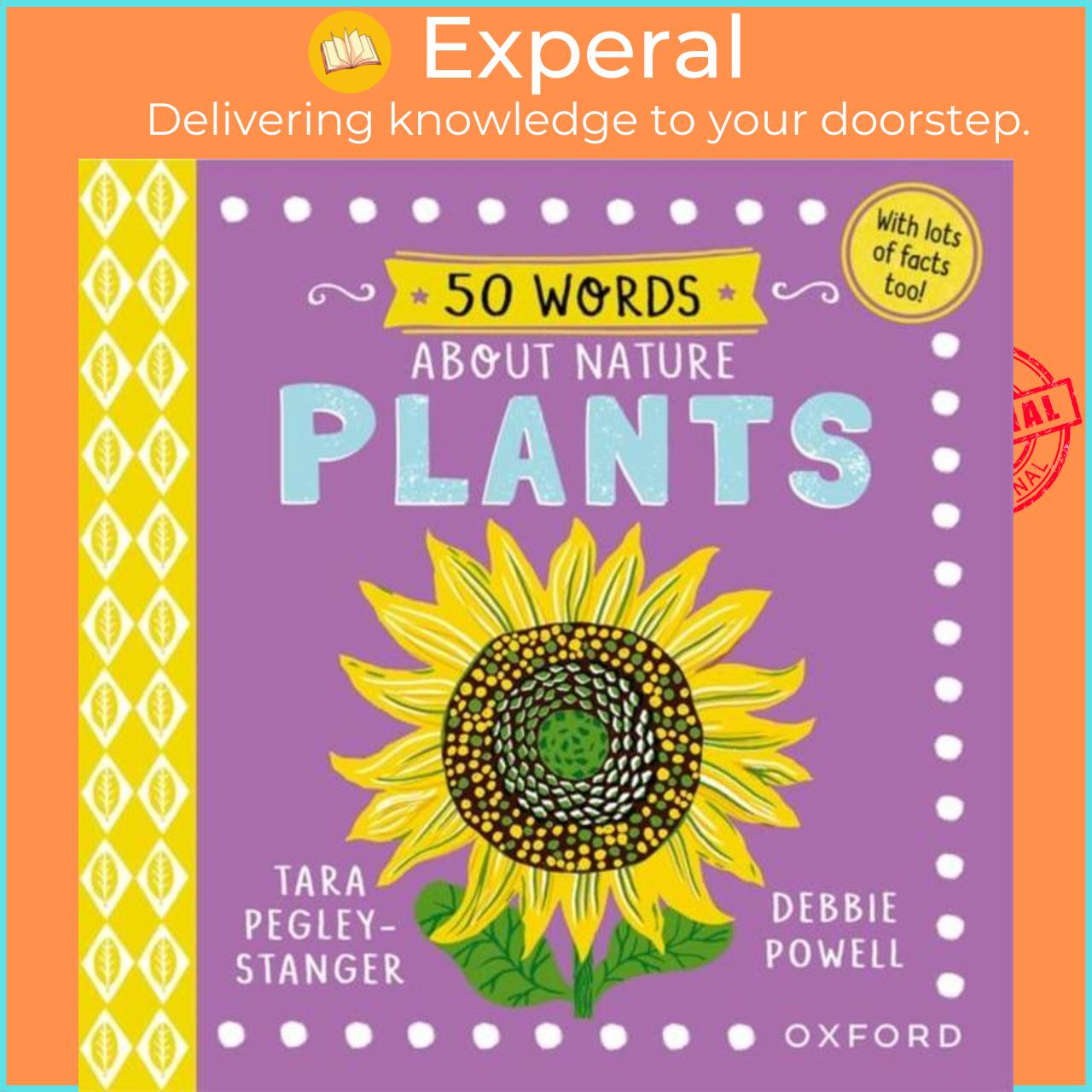 Sách - 50 Words About Nature: Plants by Debbie Powell (UK edition, hardcover)