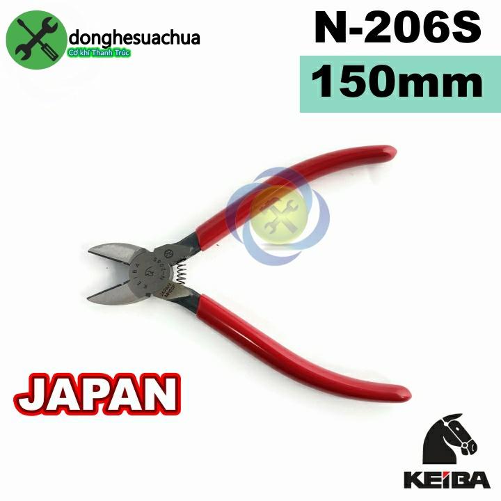 Kìm cắt Keiba N-206S Nhật Bản dài 150mm loại 6 inch