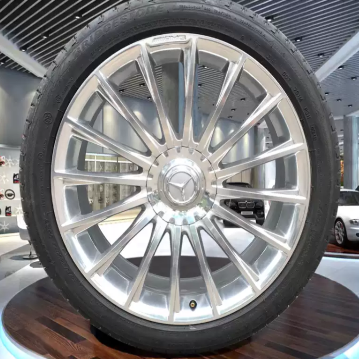 Logo chụp mâm, ốp lazang bánh xe ô tô Maybach ZGS-006 - Chất liệu hợp kim nhôm cao cấp