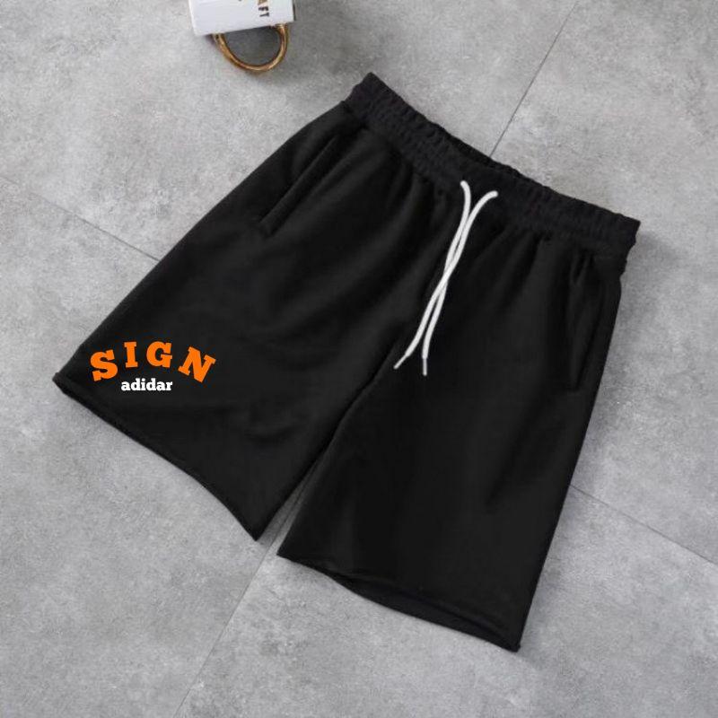 Quần thun nam thể thao ống rộng dáng unisex