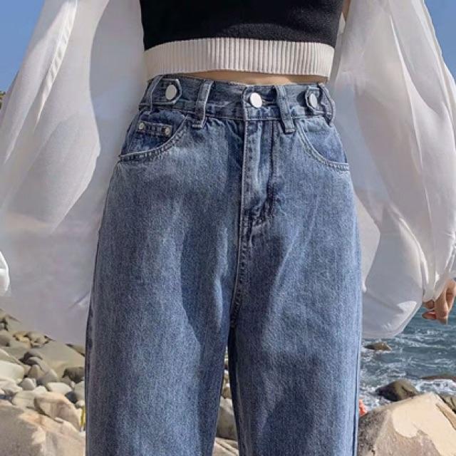 QUẦN JEANS XUÔNG CẠP CAO CO GIÃN SIÊU ĐẸP- hình thật chính chủ