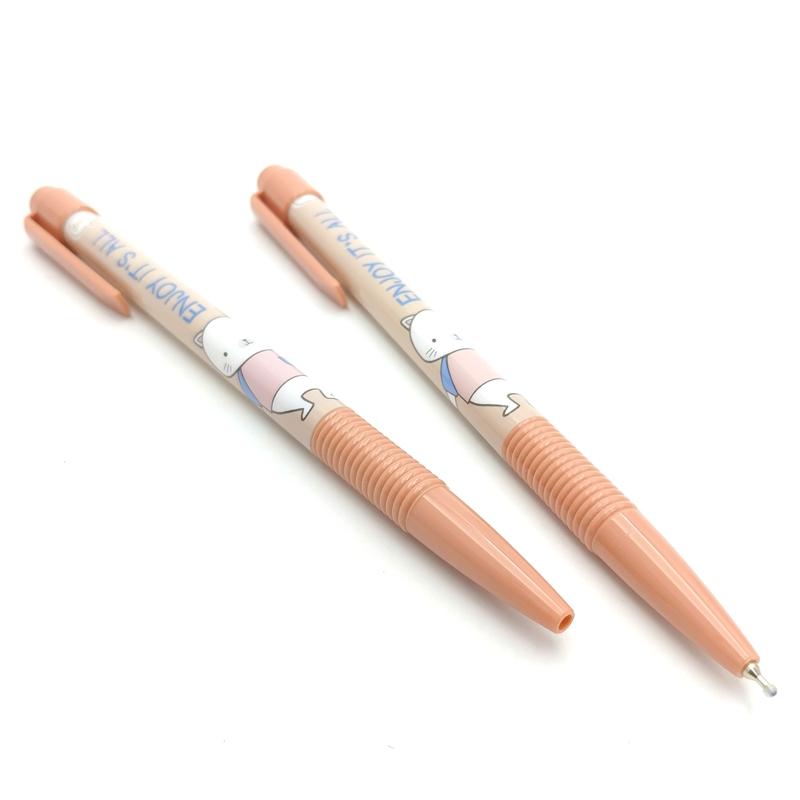 Vỉ 2 Viết Bic Moshi 078 - Màu Hồng - Enjoy It's All