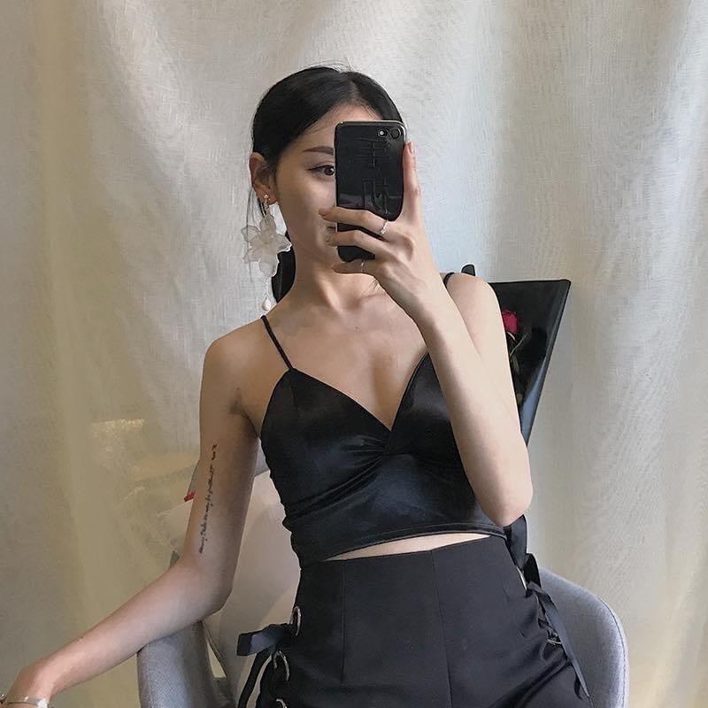 Bralette phi bóng cài sau
