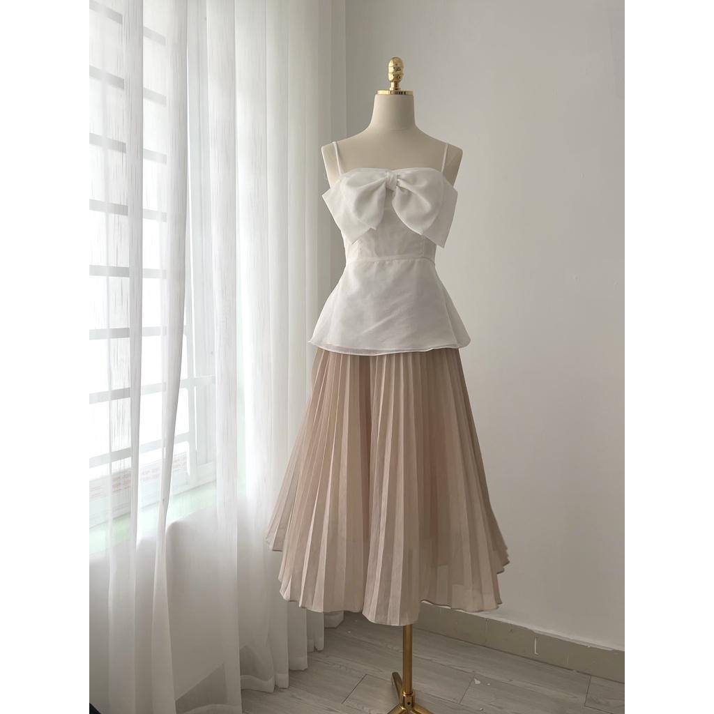 Hình ảnh TIELA Chân váy dập ly công sở - Lona Skirt