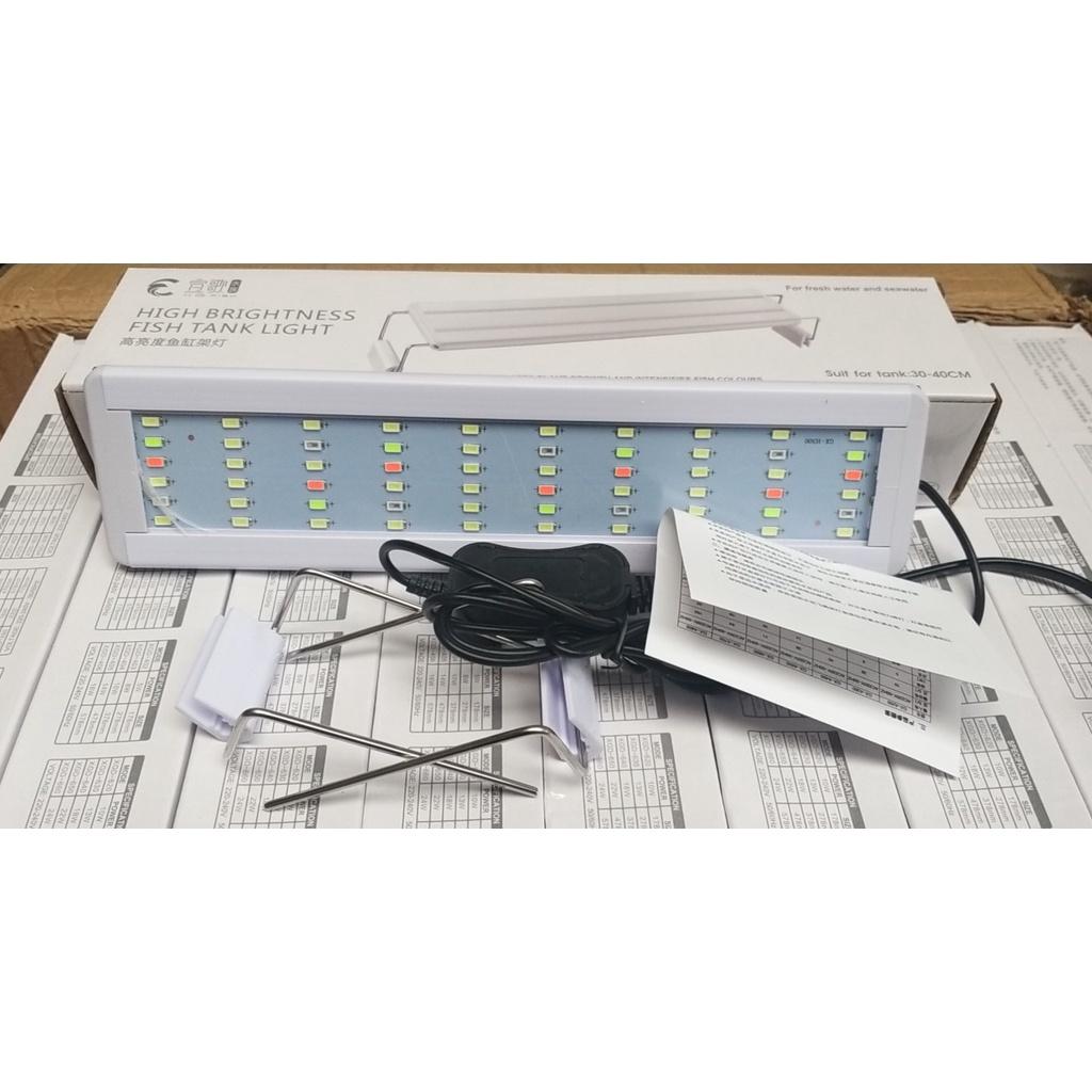 Đèn led 4 và 6 dãy ánh sáng trắng hoặc phối màu WRGB dành cho hồ thủy sinh, hồ cá cảnh, VUI LÒNG XEM KỸ MÔ TẢ