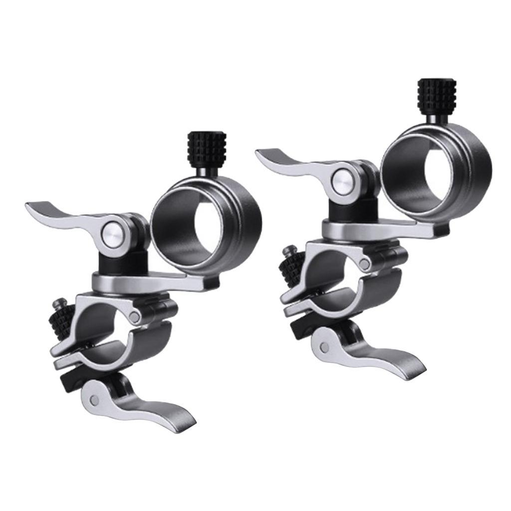 1 Pair Protable Fishing Umbrella Stand Holder Fishing Chair Mount Bracket Support for Outdoor Fishing Travel Hiking Camping