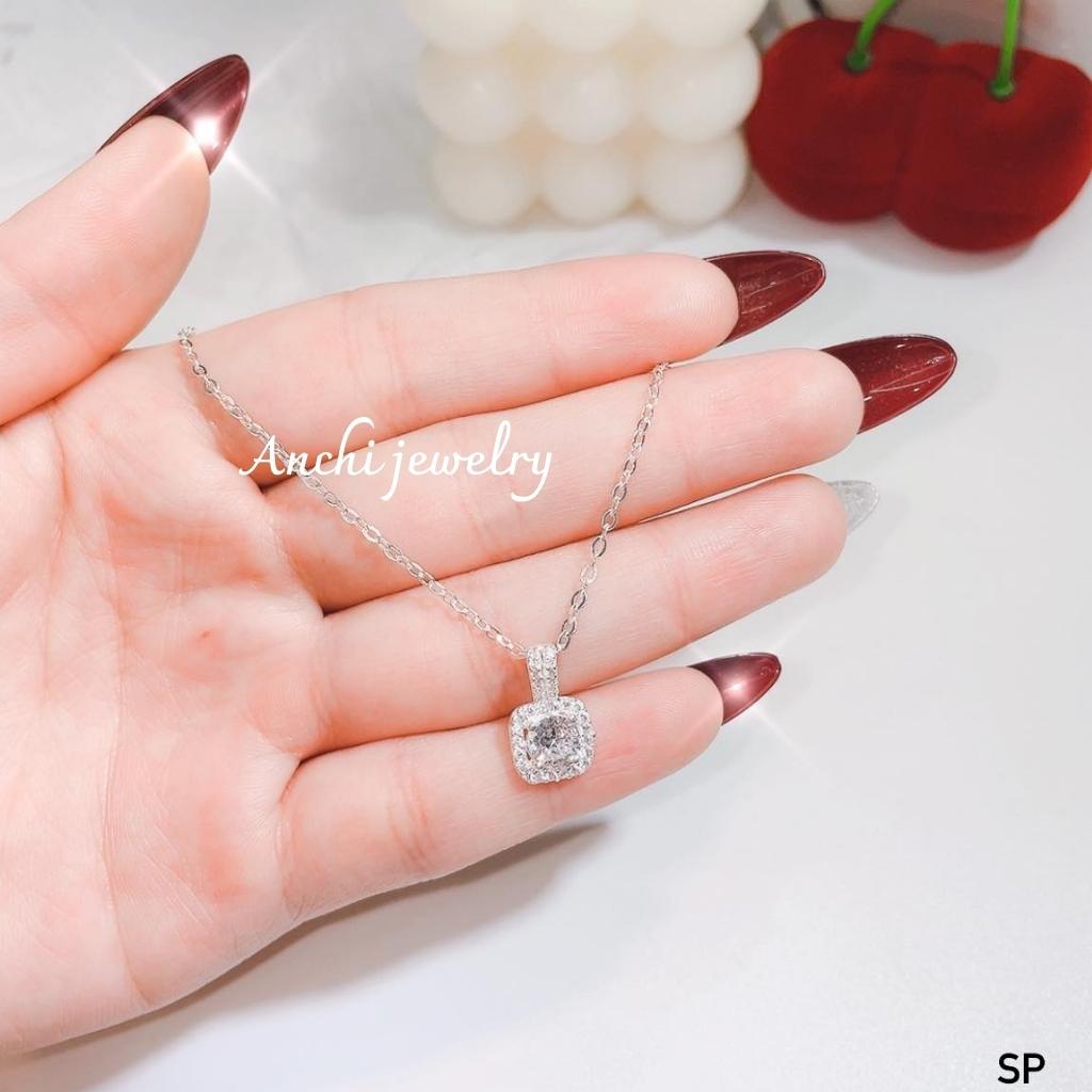 Dây chuyền bạc mặt ngôi sao,Dây chuyền nữ trẻ trung thanh lịch,Anchijewelry