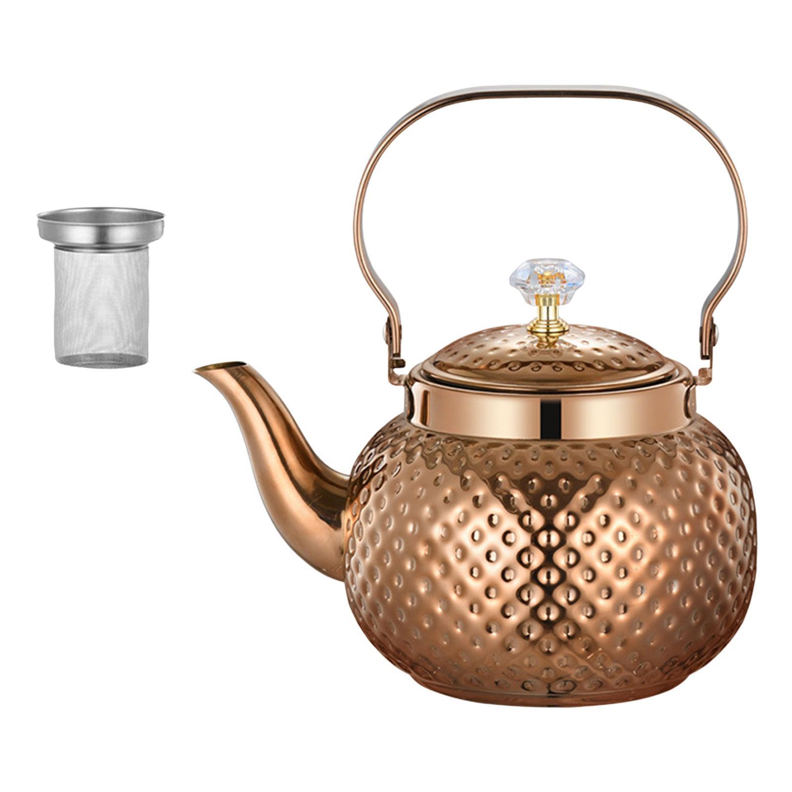 Stovetop Tea Kettle Stainless Steel Teapot with Infuser for picnic Gift