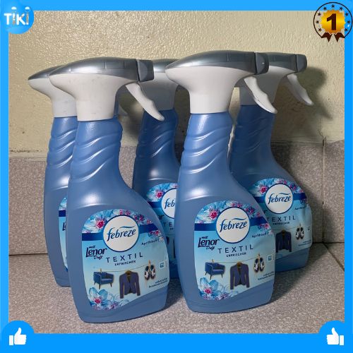 Lenor Đức chai xịt thơm đồ vải, sofa, rèm... Lenor Febreze April Frisch dung tích 500ml thơm ngát hương hoa