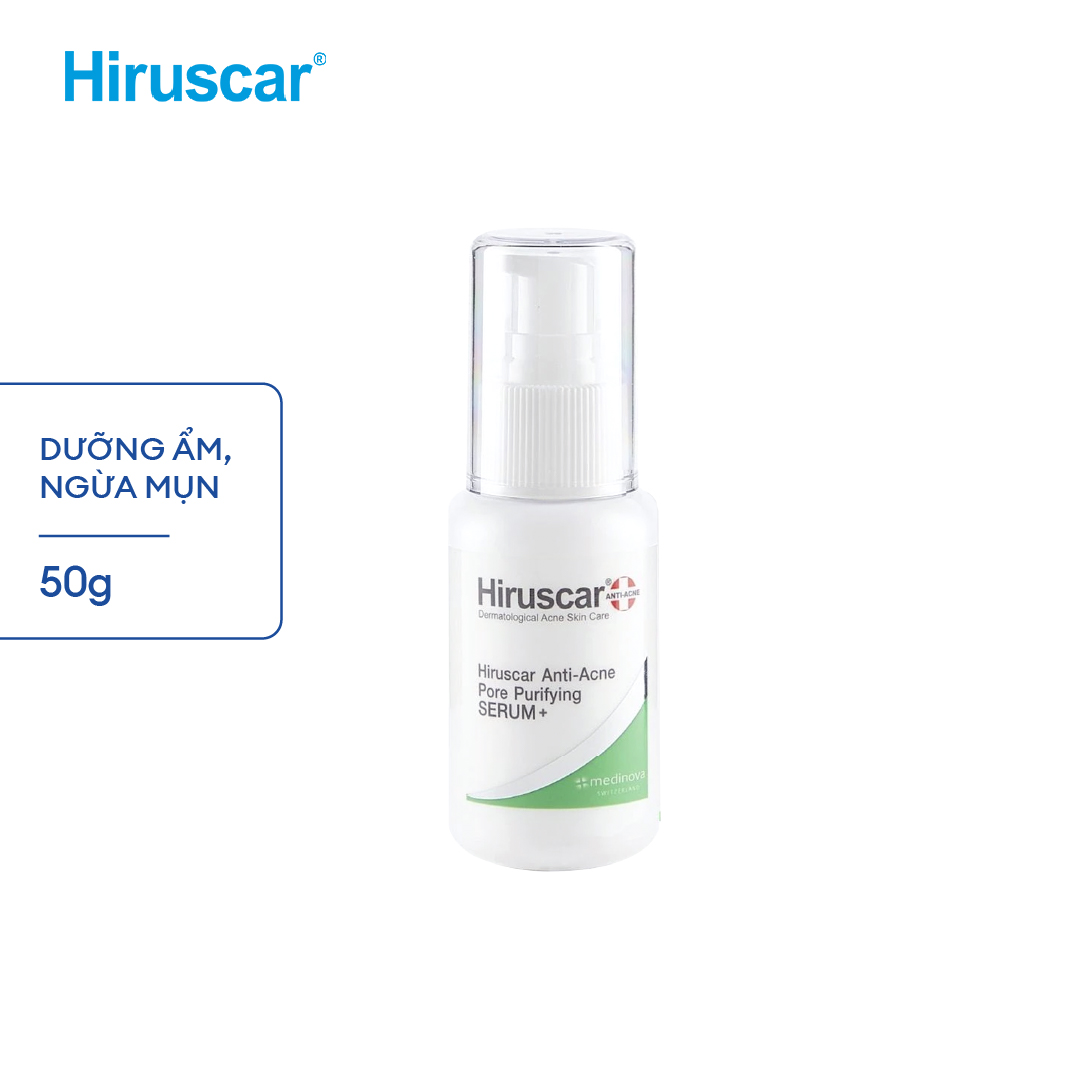 Serum dưỡng ẩm và ngừa mụn Hiruscar Anti-Acne Pore Purifying SERUM+