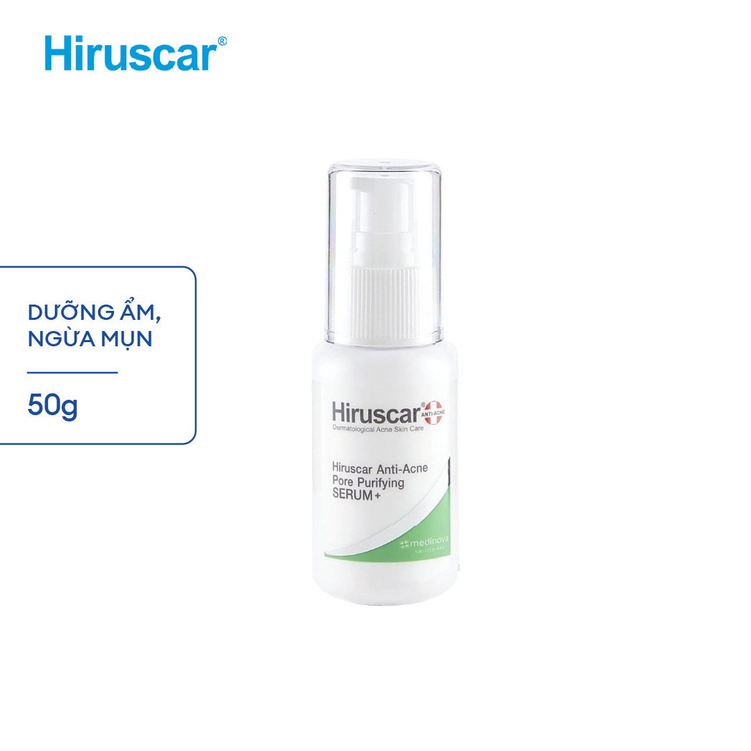 Serum Dương Âm Và Ngưa Mun Hiruscar Anti - Acne Pore Purifying Serum