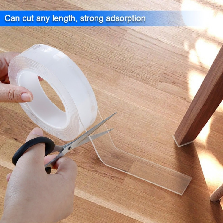 Băng keo tái sử dụng đa năng 2 mặt siêu dính các dụng cụ trong nhà