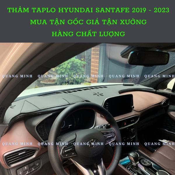 THẢM TAPLO CAO CẤP XE HYUNDAI SANTAFE 2019 - 2023