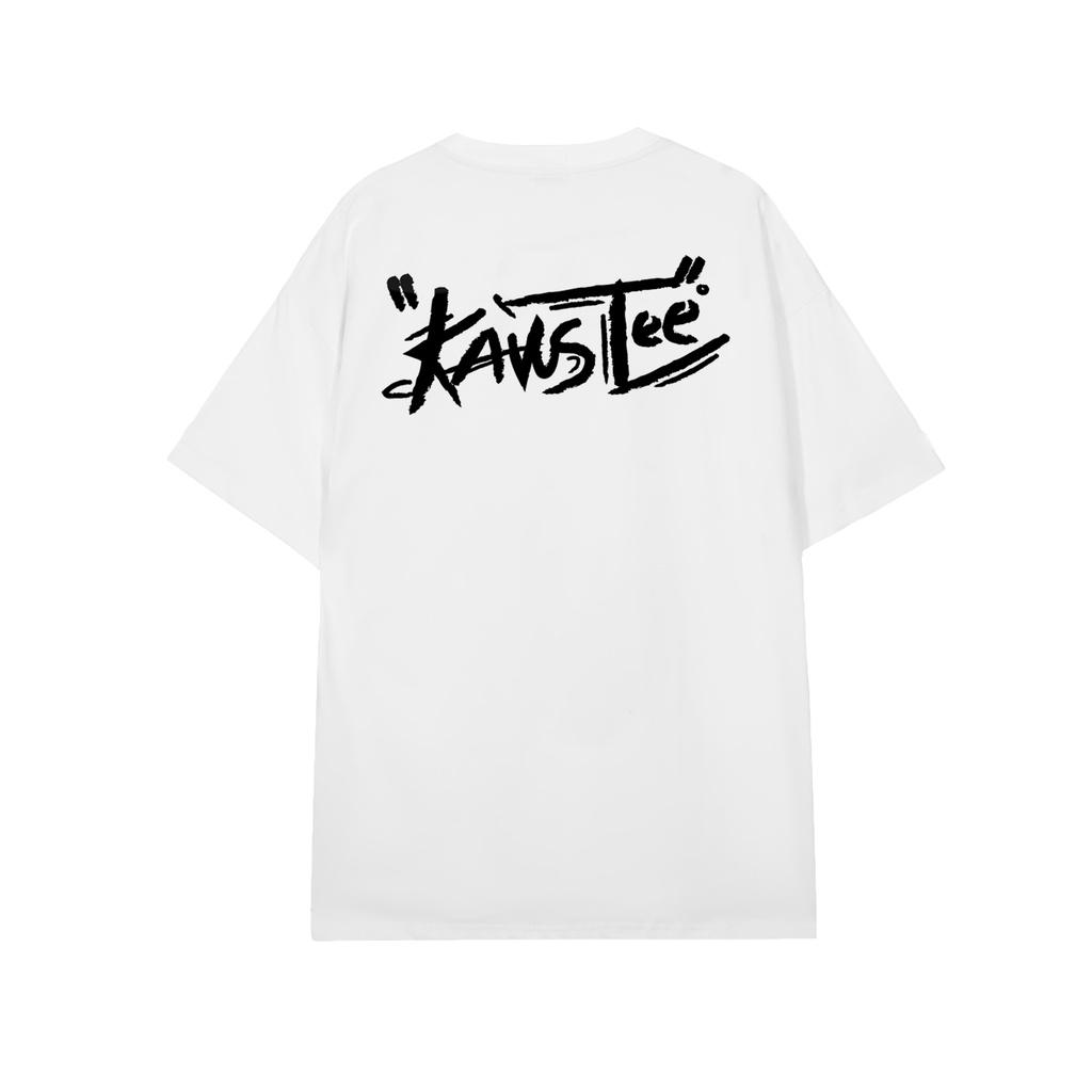 Áo thun KAWSTEE form unisex tay lỡ dành cho nam nữ in hình KAWSTEE năng động