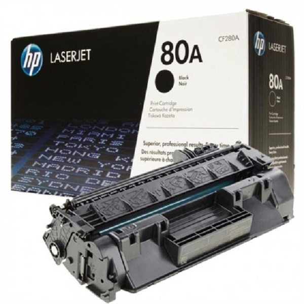 Mực in Laser HP 80A Đen (Máy in HP LaserJet Pro 400 M401N/M401D/M401DN/M401DW/M401DNE/HP LaserJet Pro 400 M425dn MFP/M425dw MFP/CF280A) - Hàng Chính Hãng