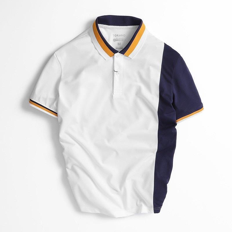 (HCM) ÁO THUN POLO PHỐI MÀU NGẮN TAY CỔ BẺ THỜI TRANG GENZ HÀN QUỐC SIÊU ĐẸP , NÉT CHO CÁC BẠN TRẺ LỰA CHỌN